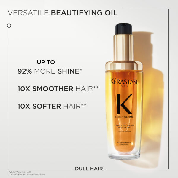 Kérastase - Elixir Ultime Refillable Hydrating Luxury Hair Oil​ - 75 ml - Image 2