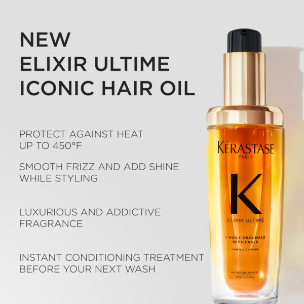 Kérastase - Elixir Ultime Refillable Hydrating Luxury Hair Oil​ - 75 ml - Image 9