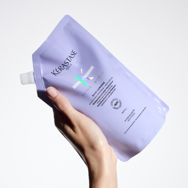Kérastase - Bain Lumiere Luxury Shampoo - 500 ml Refill Pouch - Image 4