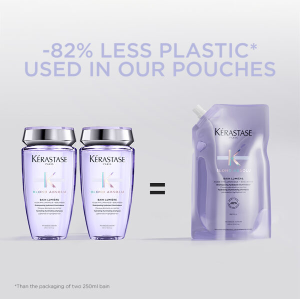 Kérastase - Bain Lumiere Luxury Shampoo - 500 ml Refill Pouch - Image 6