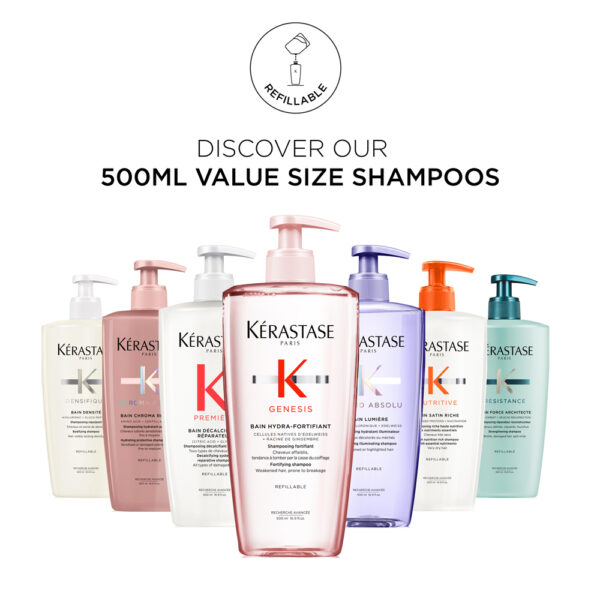 Kérastase - Bain Chroma Respect Luxury Shampoo - 500 ml Value Size - Image 7