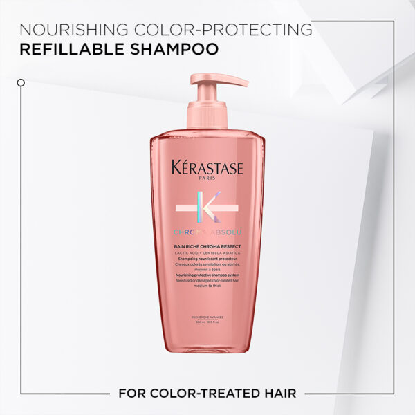 Kérastase - Bain Riche Chroma Respect Luxury Shampoo - 500 ml Value Size