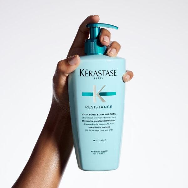 Kérastase - Bain Force Architecte Luxury Shampoo - 500 ml Value Size - Image 5