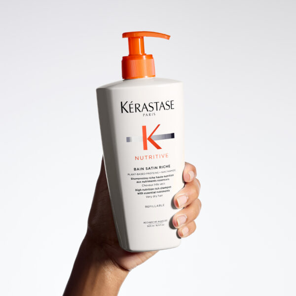Kérastase - Bain Satin Riche Luxury Shampoo - 500 ml Value Size - Image 5