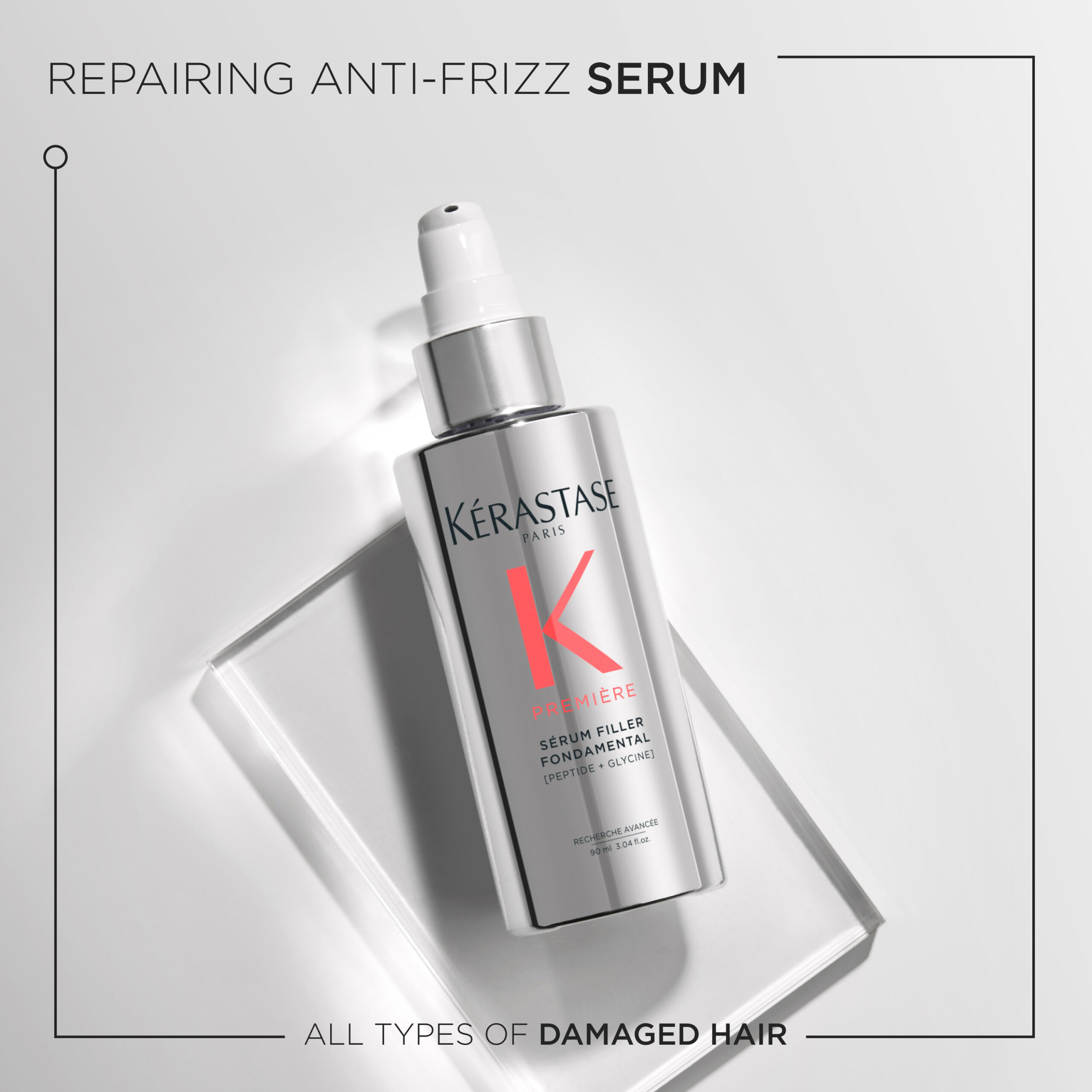 Kérastase - Sérum Filler Fondamental Repairing Anti-Frizz Serum - 90 ml
